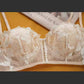 Sexy Lace Lingerie Set with Rose Detail & Rabbit Ear Straps – American Chic