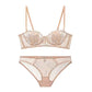 Sexy Lace Lingerie Set with Rose Detail & Rabbit Ear Straps – American Chic