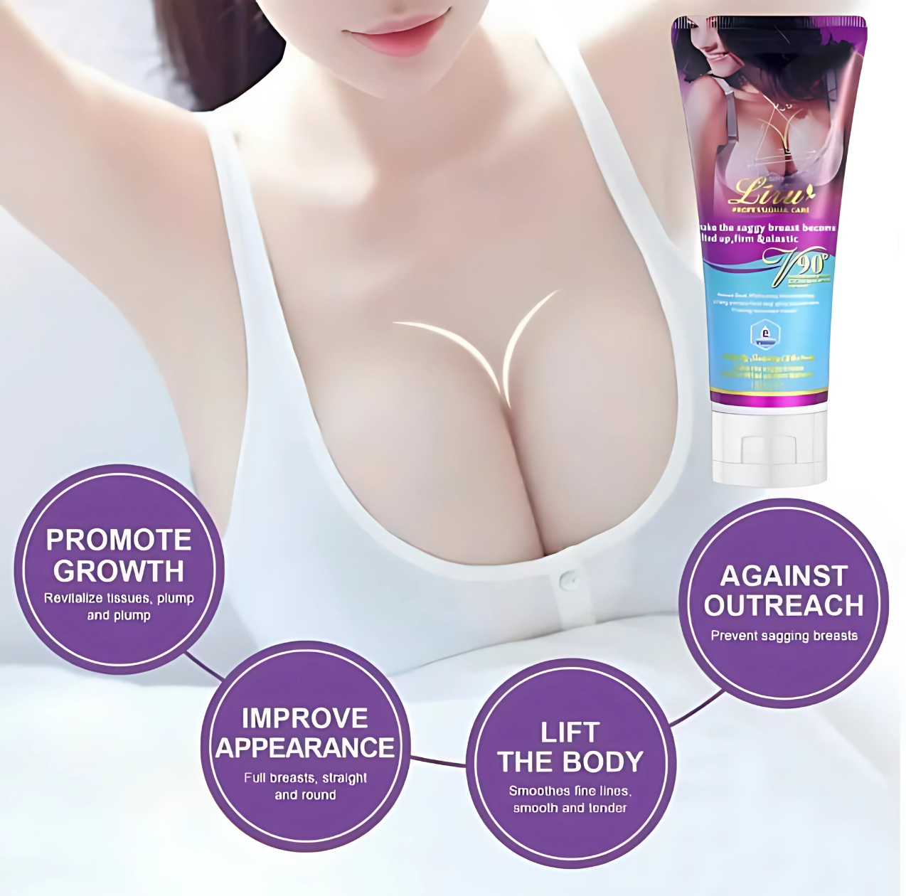 Liru Professional Care Breast Firming Cream - Lift, Firm & Enhance