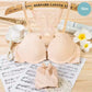 Front-Open Push-Up Bra Set with Butterfly Back – Sexy Underwire Lingerie for Women