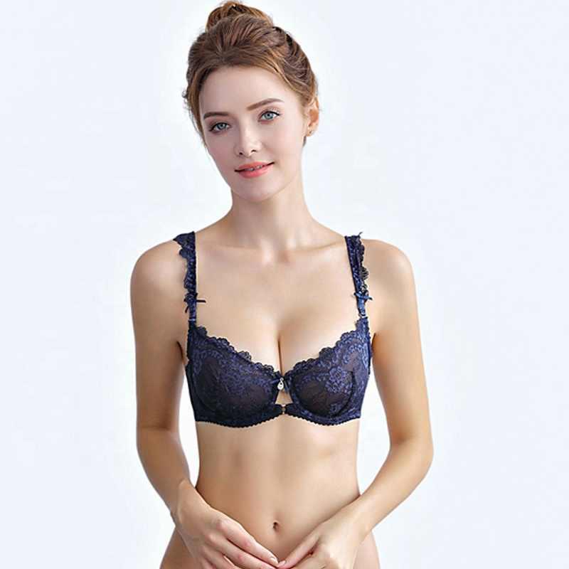 Elegant Lace Net Bra Set – Comfort & Allure